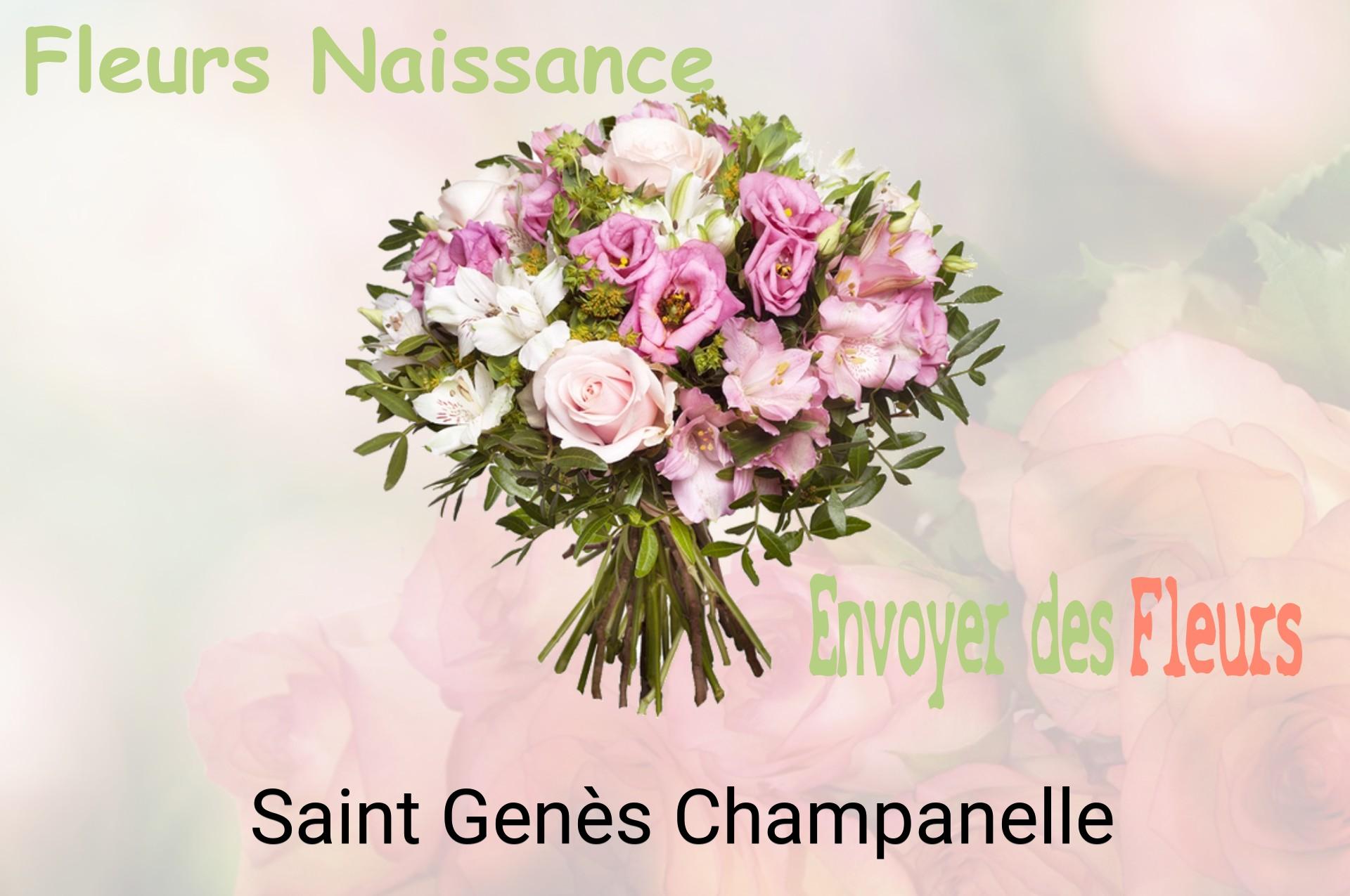 Bouquet de fleurs de naissance livré à Saint-Genès-Champanelle